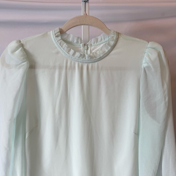 Wilfred Light Green Long Sleeve Dress - Picture 2 of 6